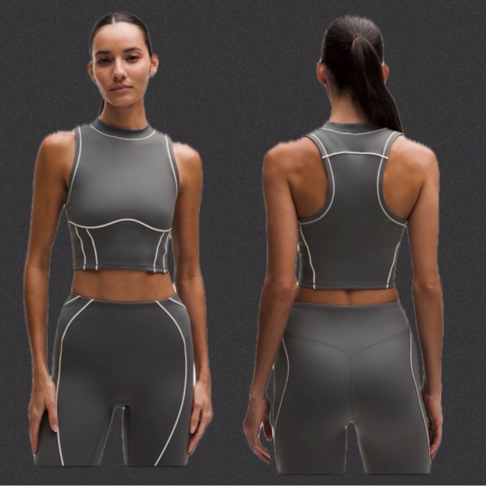 Lululemon- NWT Ultralu Contour-Seam Cropped Tank